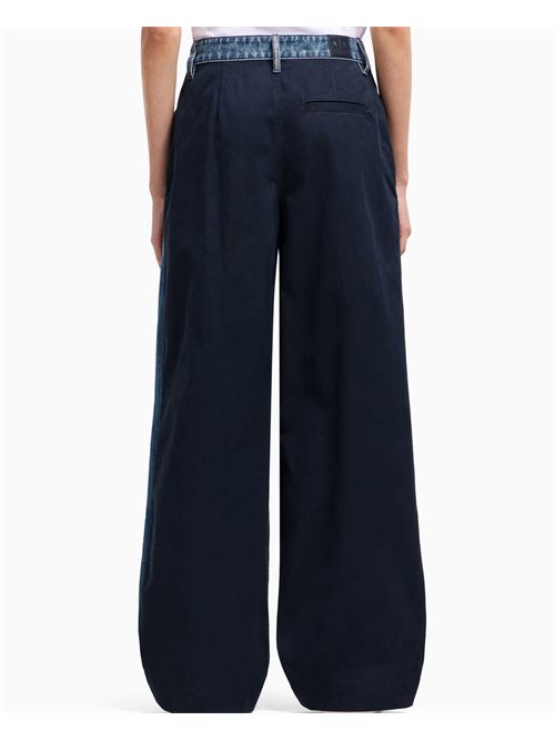 Pantaloni donna AX in denim con retro a contrasto ARMANI EXCHANGE | XW000561-AF12845MB115